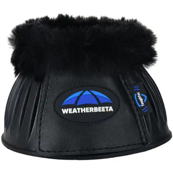 2025 WeatherBeeta Tough-Tec Prime Fleece Trim Rubber Bell Boots 1027523 - Black / Black